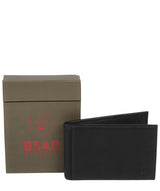 'Heidrun' Black Leather Bi-Fold Card Holder image 4
