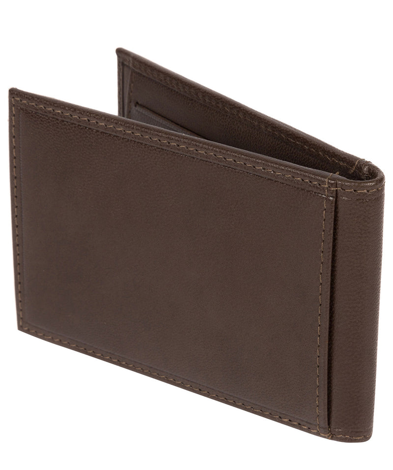 'Heidrun' Dark Brown Leather Bi-Fold Card Holder image 5