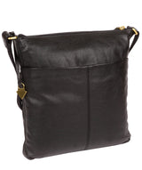 'Elva' Black Leather Cross Body Bag image 3
