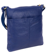 'Elva' Mazarine Blue Leather Cross Body Bag image 3