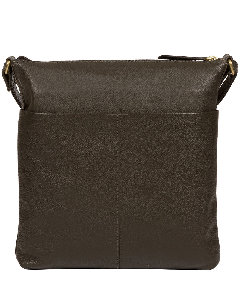 'Elva' Olive Leather Cross Body Bag image 3