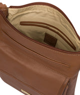 'Elva' Tan Leather Cross Body Bag image 4