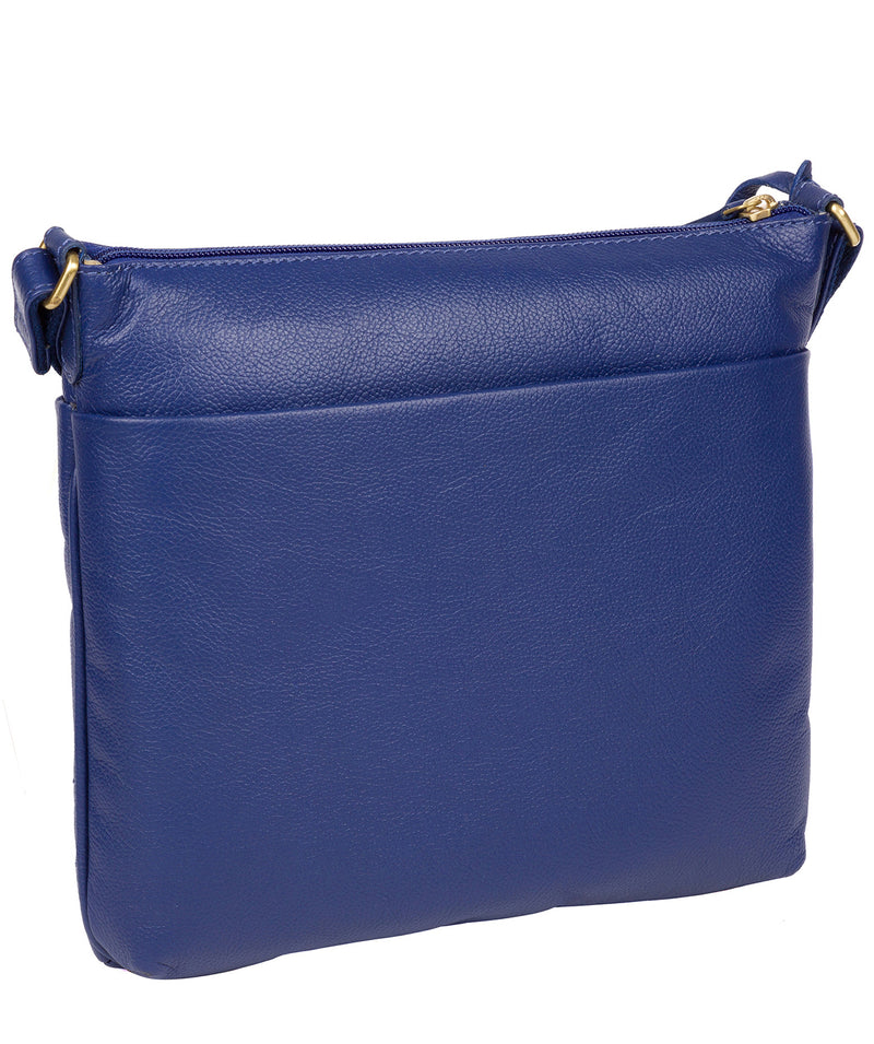 'Gianna' Mazarine Blue Leather Cross Body Bag image 3