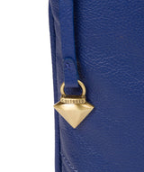 'Gianna' Mazarine Blue Leather Cross Body Bag image 5