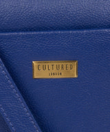 'Gianna' Mazarine Blue Leather Cross Body Bag image 6