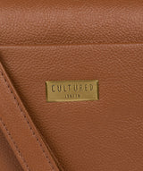 'Gianna' Tan Leather Cross Body Bag image 4