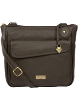 'Aria' Olive Leather Cross Body Bag  image 1