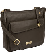 'Aria' Olive Leather Cross Body Bag  image 5