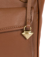 'Aria' Tan Leather Cross Body Bag Pure Luxuries London