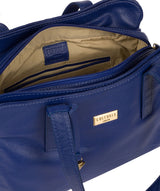 'Liana' Mazarine Blue Leather Handbag image 4