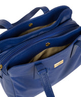 'Liana' Mazarine Blue Leather Handbag image 5