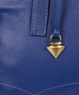 'Liana' Mazarine Blue Leather Handbag image 6