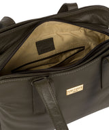 'Liana' Olive Leather Handbag image 4
