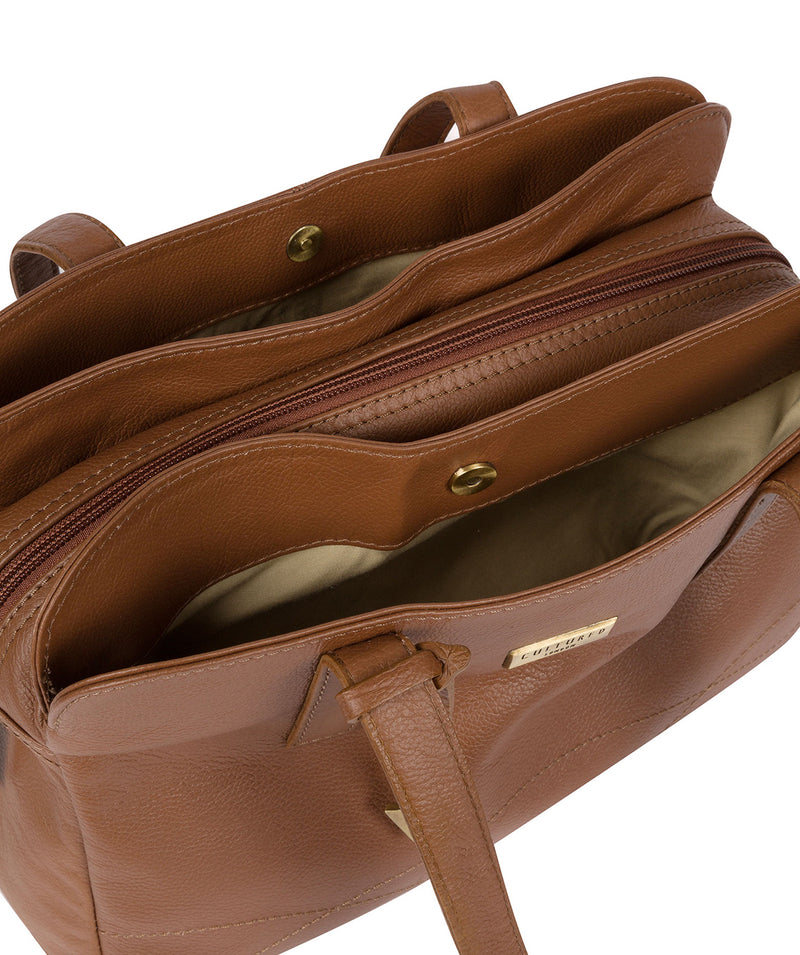 'Liana' Tan Leather Handbag image 5