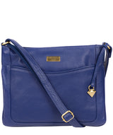 Mireya' Mazarine Blue Leather Cross Body Bag image 1