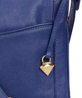 Mireya' Mazarine Blue Leather Cross Body Bag image 5