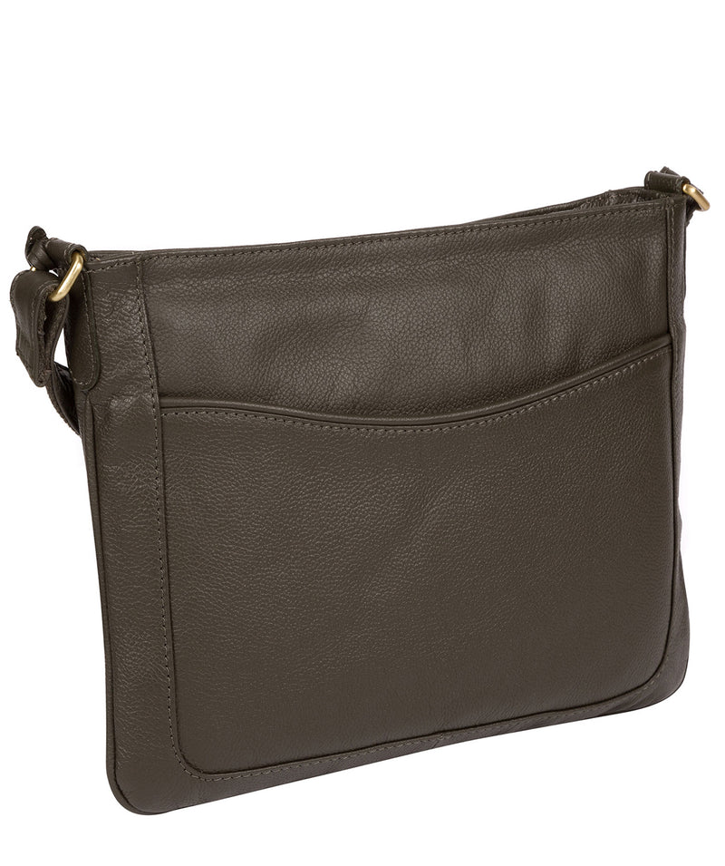 'Mireya' Olive Leather Cross Body Bag image 3