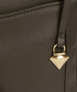 'Mireya' Olive Leather Cross Body Bag image 5