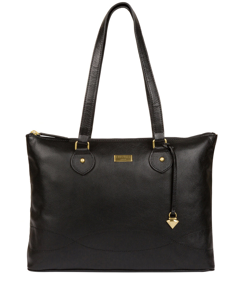 'Idelle' Black Leather Handbag image 1