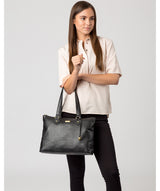 'Idelle' Black Leather Handbag image 2