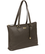 'Idelle' Olive Leather Handbag Pure Luxuries London