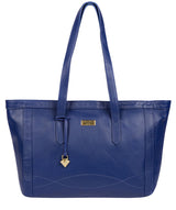 'Farah' Mazarine Blue Leather Tote Bag image 1