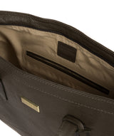'Farah' Olive Leather Tote Bag image 4
