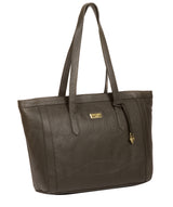 'Farah' Olive Leather Tote Bag image 5