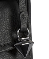 'Aisha' Black Real Leather Cross-Body Bag Pure Luxuries London