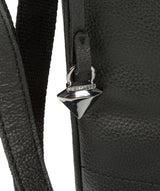 'Gigi' Black Real Leather Cross-Body Bag Pure Luxuries London