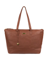 'Oriel' Soft Brown Leather Tote Bag