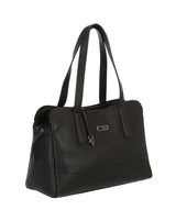 'Lorin' Black Real Leather Handbag