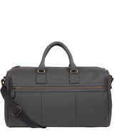 'Expedition' Dark Grey Leather Holdall image 1