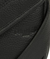 'Scene' Black Leather Despatch Bag image 8