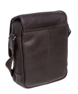 'Scene' Dark Brown Leather Despatch Bag
