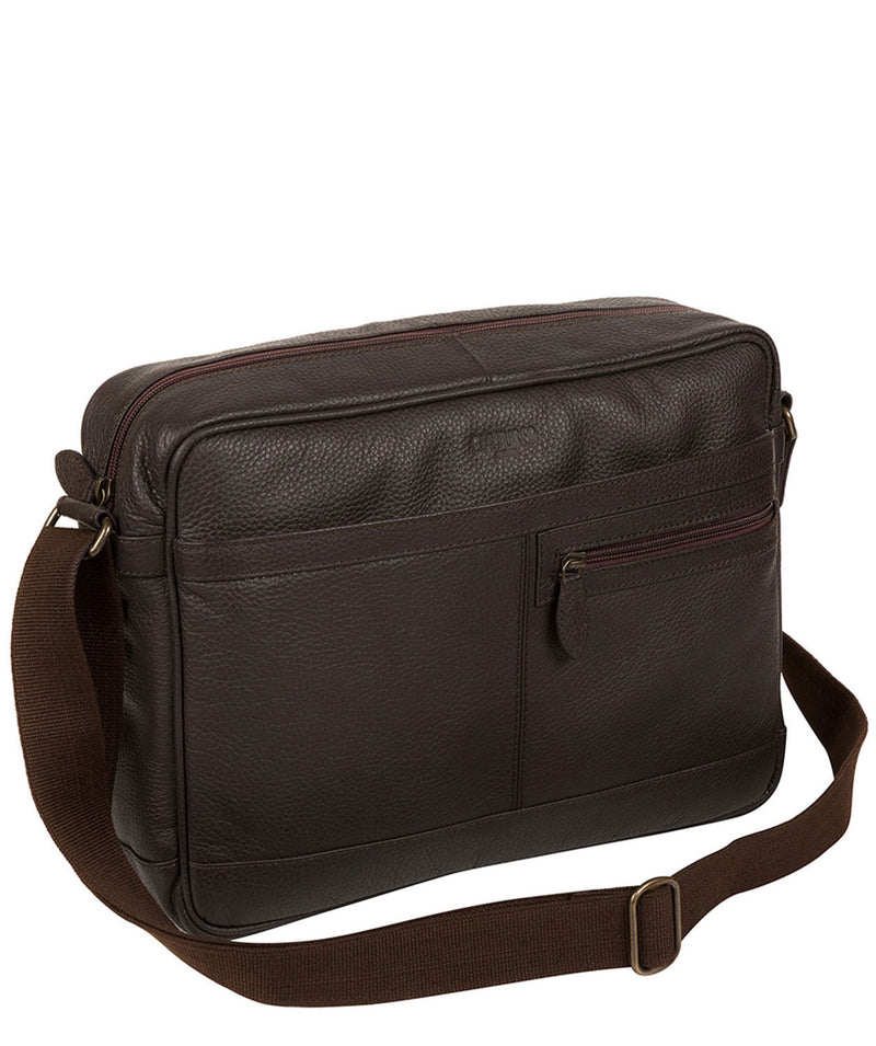 Brown Leather Messenger Bag 'Trek' by Cultured London – Pure Luxuries ...