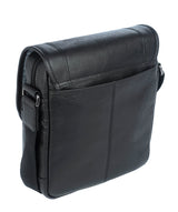 'Trip' Black Leather Despatch Bag