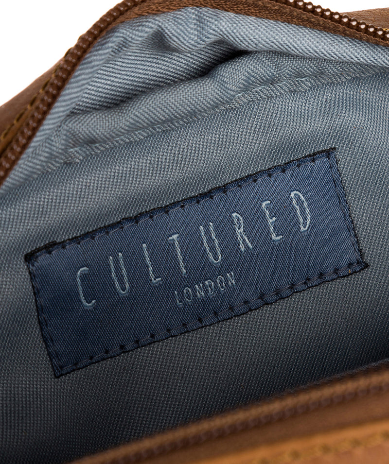 'Trip' Chestnut Leather Despatch Bag Pure Luxuries London