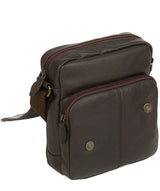 'Trip' Dark Brown Small Leather Despatch Bag Pure Luxuries London