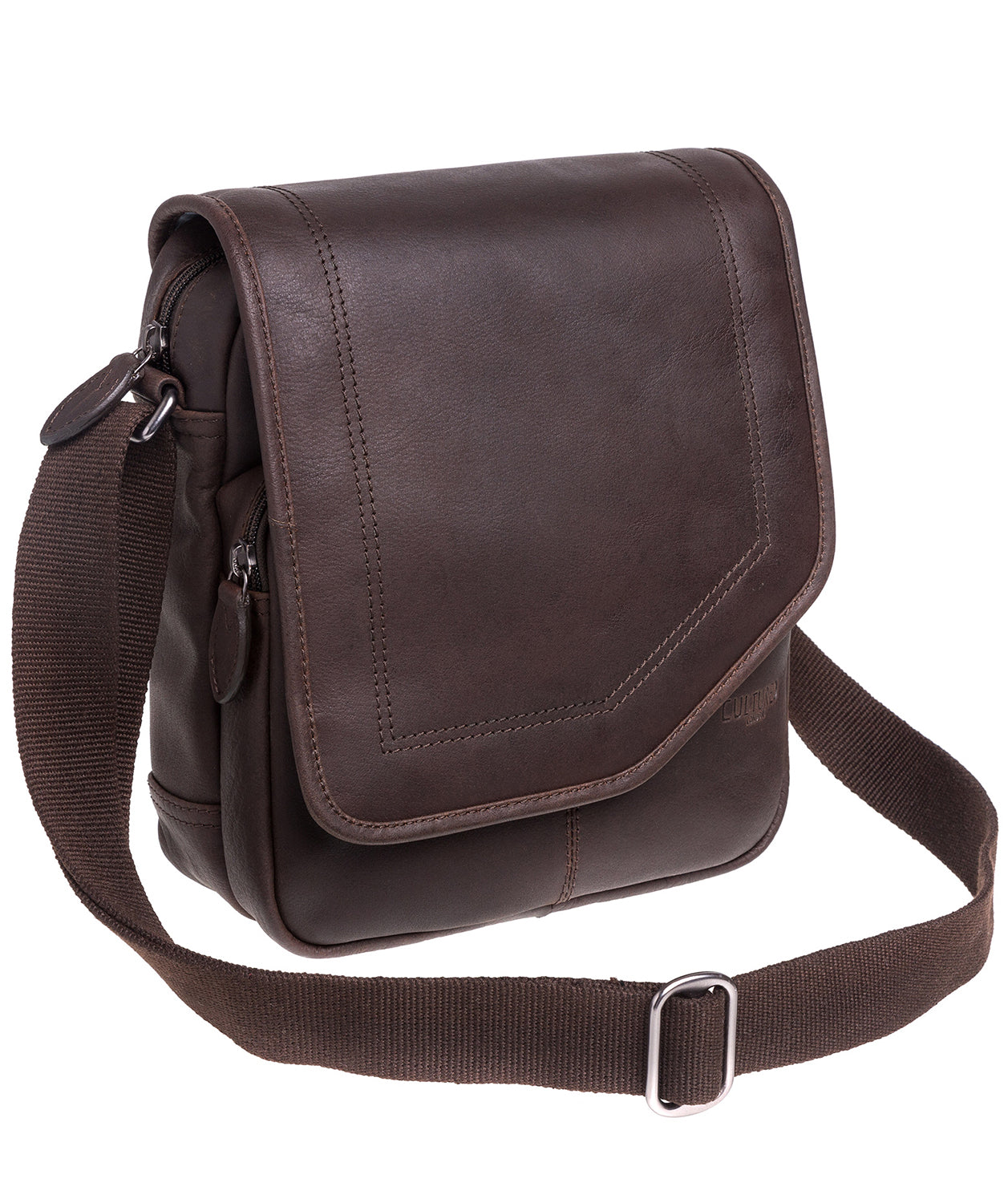 'Trip' Dark Brown Leather Despatch Bag