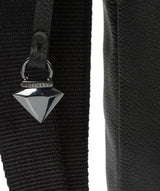 'Portinax' Black Leather Bag image 6