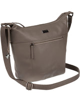 'Portinax' Grey Leather Bag