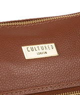 'Portinax' Sienna Brown Leather Bag image 7