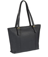 'Penny' Navy Leather Tote Bag image 5