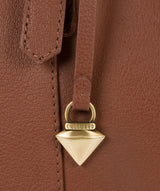 'Penny' Sienna Brown Red Leather Tote Bag image 7