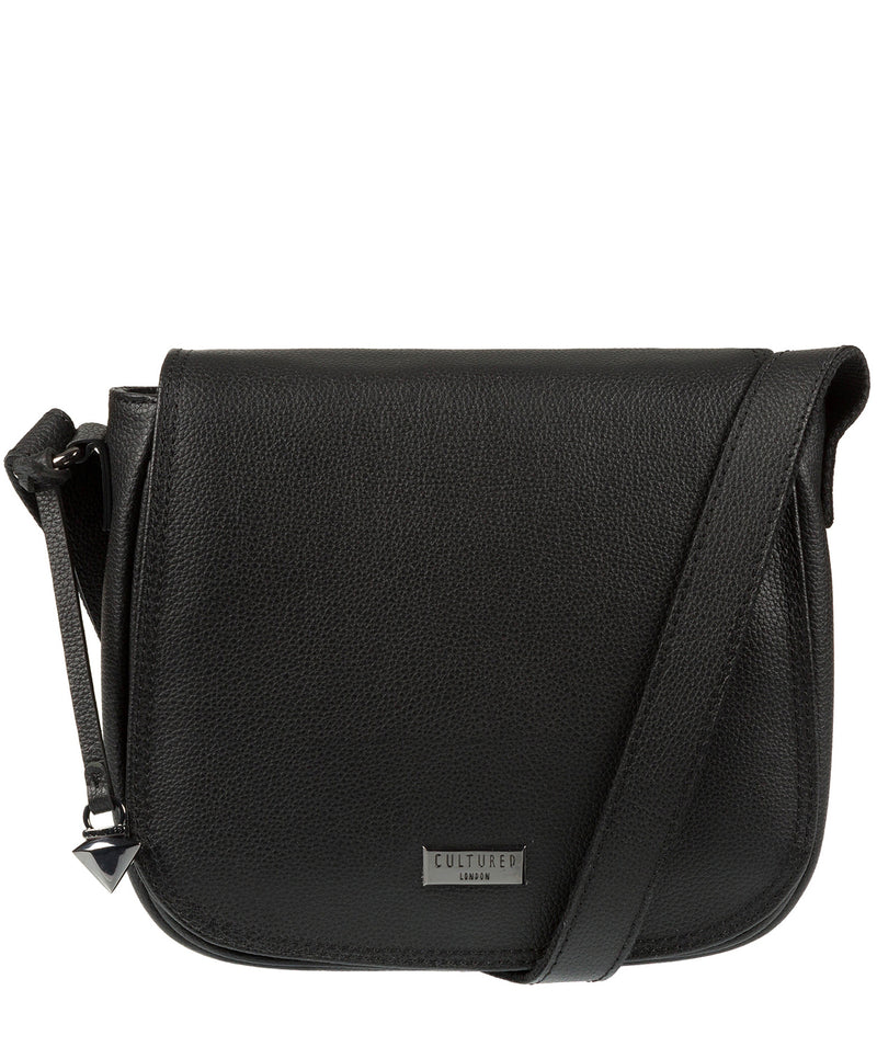 'Pollencia' Black Leather Bag image 1