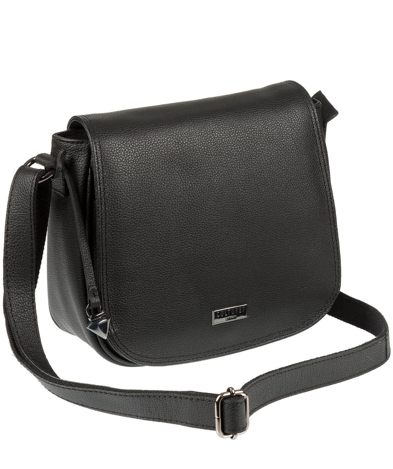 'Pollencia' Black Leather Bag image 3