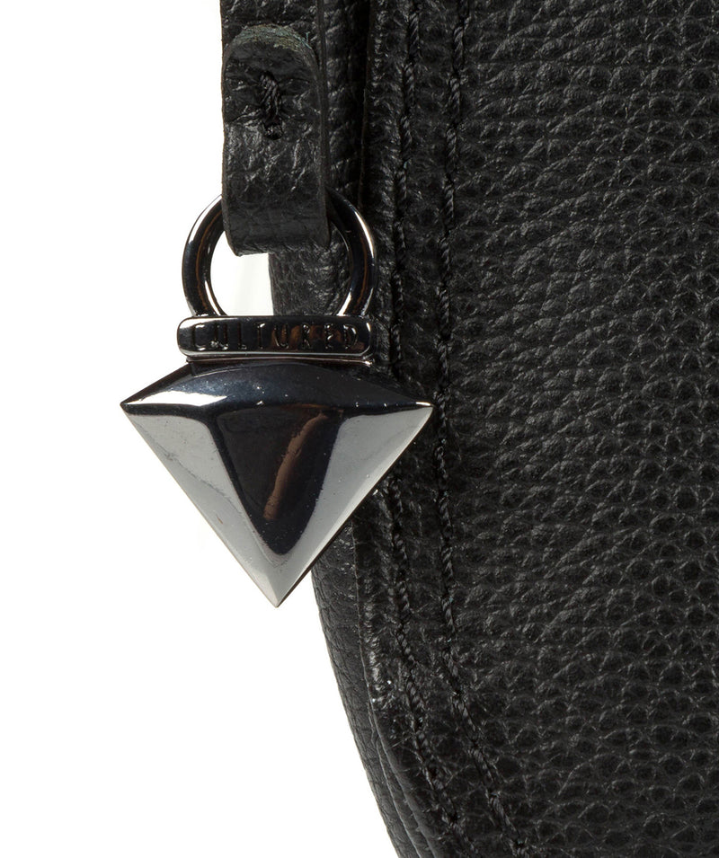 'Pollencia' Black Leather Bag Pure Luxuries London