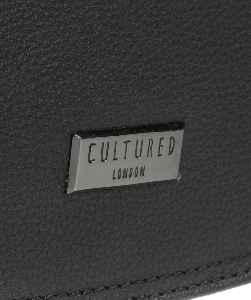 'Pollencia' Black Leather Bag Pure Luxuries London