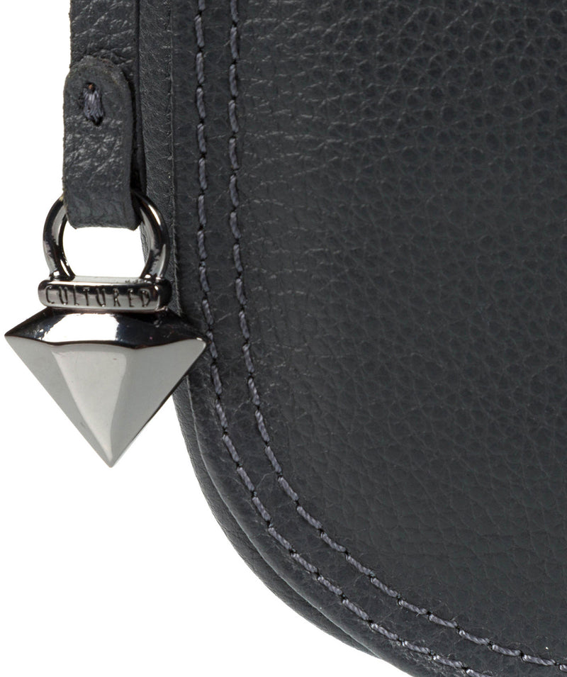 'Pollencia' Navy Leather Bag image 6